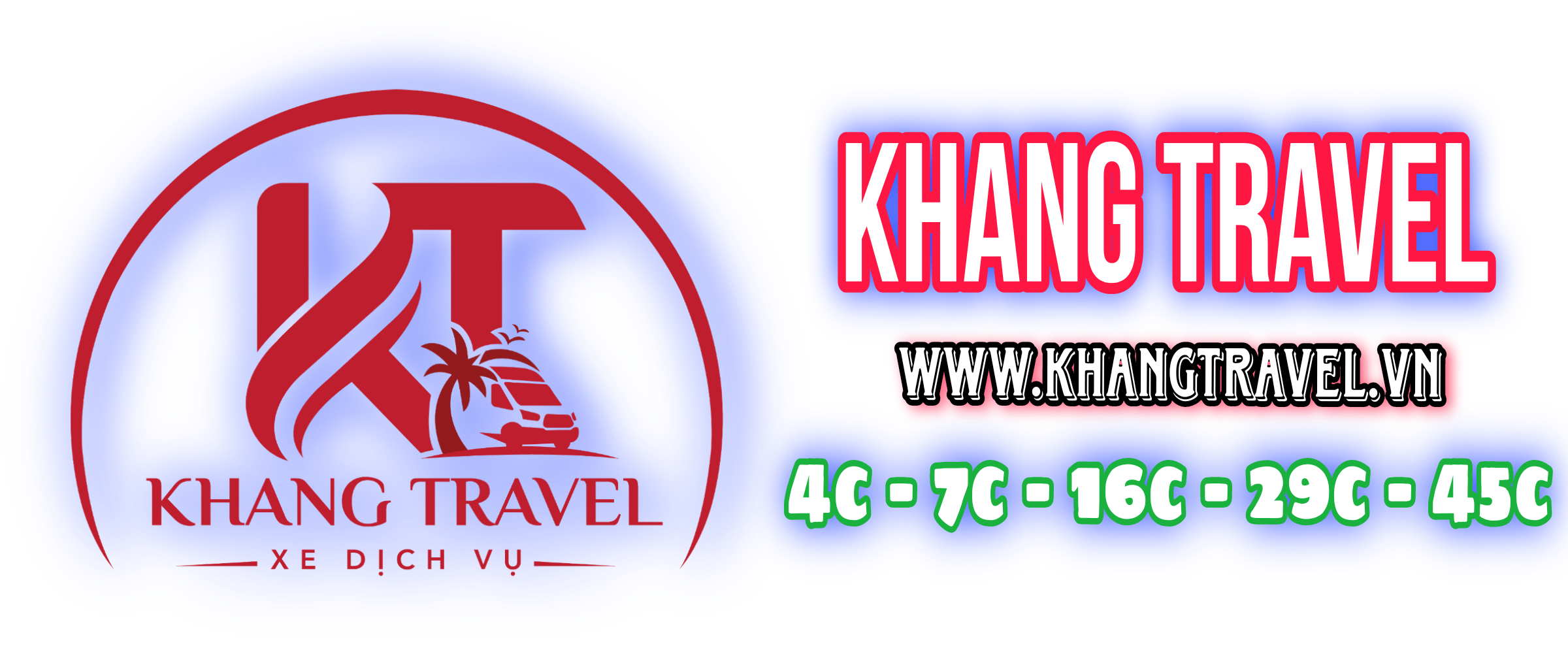 Công Ty TNHH Vận Tải Du Lịch Khang Travel – Hợp Đồng Xe Dịch Vụ 4 Chỗ, 7 Chỗ, 16 Chỗ, Limousine